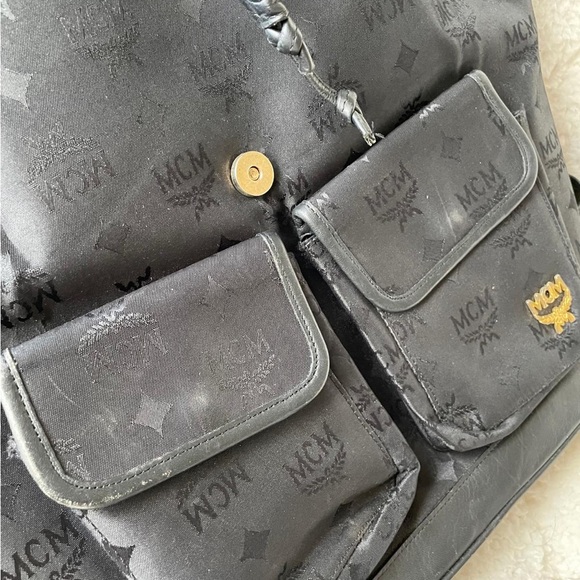 MCM Black and Gold Backpack main image 11